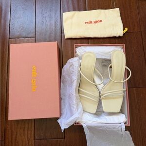 Cult Gaia Women's Lydia Leather Sandals
In White